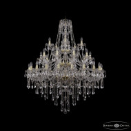 Подвесная люстра Bohemia Ivele Crystal 1415/20+10+5/400/3d Ni