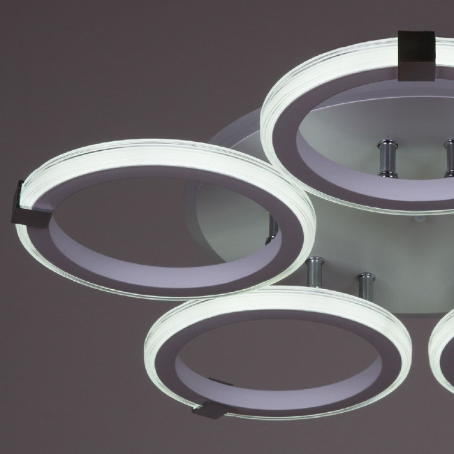 Потолочная люстра Reluce 06319-3.3-05 WH+CR (RGB)