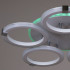 Потолочная люстра Reluce 06319-3.3-05 WH+CR (RGB)