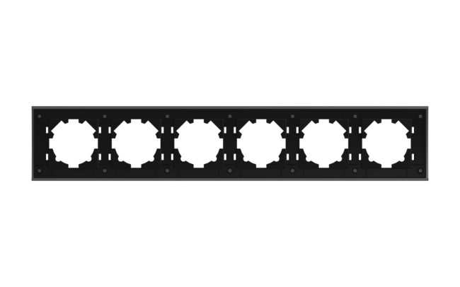 Рамка шестиместная ELBI Zena Platin 500-073600-252 Рамка шестиместная ELBI Zena Platin 500-073600-252