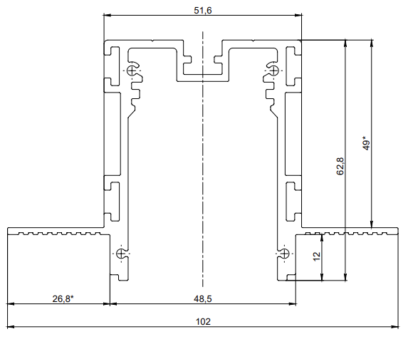 Шинопровод встраиваемый DesignLed SY-601201-RC-2-BL, 2м RU PCB 009893 Шинопровод встраиваемый DesignLed SY-601201-RC-2-BL, 2м RU PCB 009893