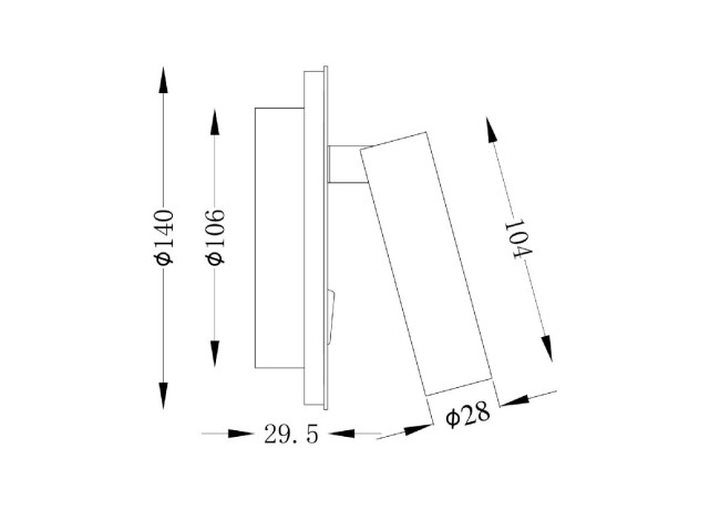 Светодиодный спот Maytoni Ios 176 C176-WL-01-6W-MG