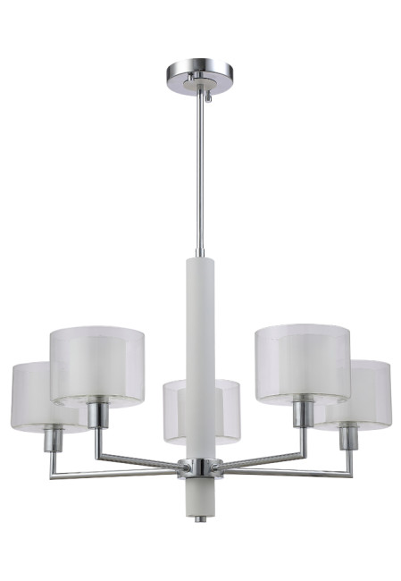 Люстра на штанге Crystal Lux MAESTRO SP-PL5 CHROME