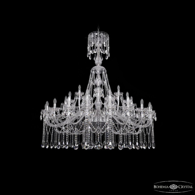Подвесная люстра Bohemia Ivele Crystal 1413/20+10+5/530/XL-160 Ni Подвесная люстра Bohemia Ivele Crystal 1413/20+10+5/530/XL-160 Ni