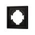 Рамка пластиковая на 1 пост Arlight FRM-TENDO-SFPL-1-BK 054642 Рамка пластиковая на 1 пост Arlight FRM-TENDO-SFPL-1-BK 054642