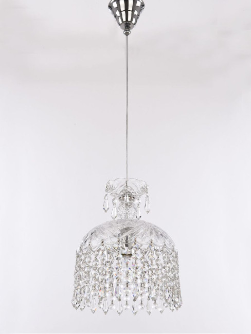 Подвесной светильник Bohemia Ivele Crystal 14781P/22 Ni Drops Подвесной светильник Bohemia Ivele Crystal 14781P/22 Ni Drops