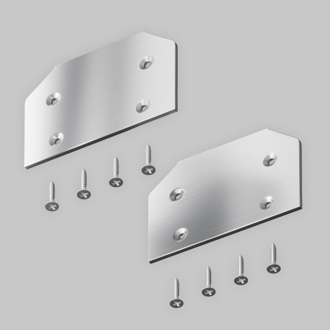 Заглушка торцевая к профилю (2 шт.) Maytoni Three phase track system Trinity TRA005MPEC-31S