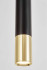 Подвесной светильник Lumina Deco Tuba LDP 1101-300 BK+GD