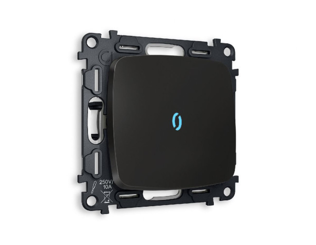 Комплект механизма 1-кл выключателя с подсветкой Ambrella Volt Omega MO802020