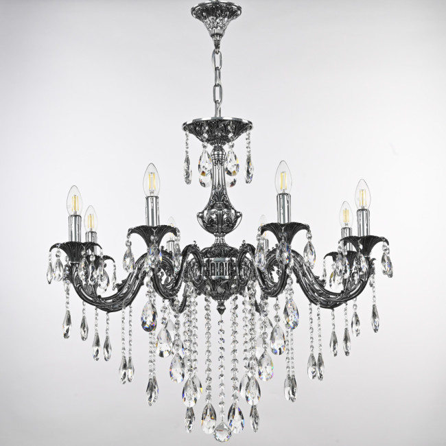 Подвесная люстра Bohemia Ivele Crystal AL79101/8/250 B NB Подвесная люстра Bohemia Ivele Crystal AL79101/8/250 B NB