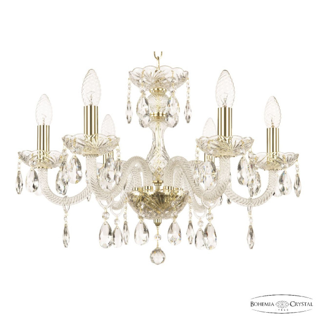 Подвесная люстра Bohemia Ivele Crystal 117/6/195 G Подвесная люстра Bohemia Ivele Crystal 117/6/195 G
