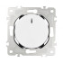Выключатель одноклавишный с подсветкой Arte Milano 202.31-1.white