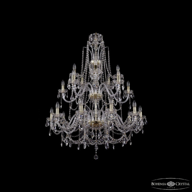 Подвесная люстра Bohemia Ivele Crystal 1411/10+5+5/360/2d G Подвесная люстра Bohemia Ivele Crystal 1411/10+5+5/360/2d G