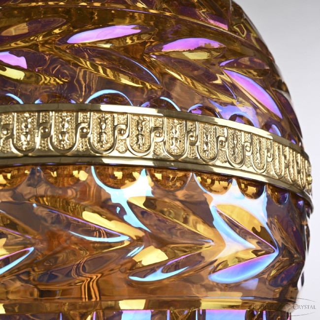 Подвесной светильник Bohemia Ivele Crystal 5680/22 G Shampan/M-1F Подвесной светильник Bohemia Ivele Crystal 5680/22 G Shampan/M-1F