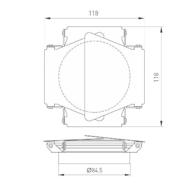 Шторки кашетирующие Arlight LGD-BARNDOORS-R85 (WH) 046761 Шторки кашетирующие Arlight LGD-BARNDOORS-R85 (WH) 046761