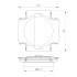 Шторки кашетирующие Arlight LGD-BARNDOORS-R85 (WH) 046761 Шторки кашетирующие Arlight LGD-BARNDOORS-R85 (WH) 046761