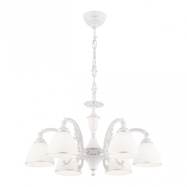 Подвесная люстра Arte Milano 341837/6 WT+SL Подвесная люстра Arte Milano 341837/6 WT+SL
