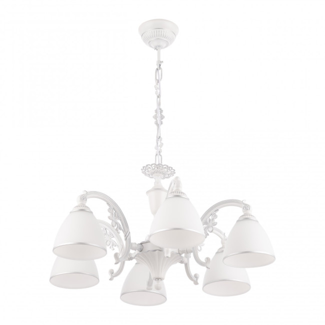 Подвесная люстра Arte Milano 341837/6 WT+SL Подвесная люстра Arte Milano 341837/6 WT+SL