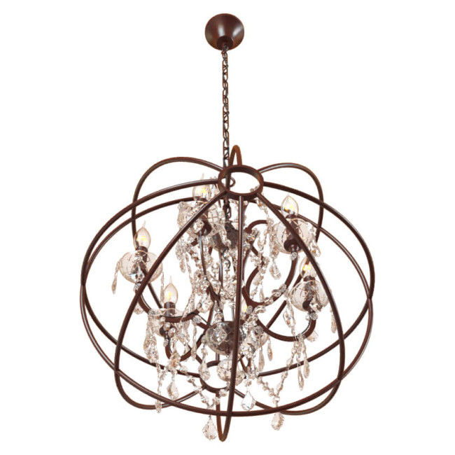 Подвесная люстра LOFT IT Foucaults orb crystal Loft1897/6 Подвесная люстра LOFT IT Foucaults orb crystal Loft1897/6