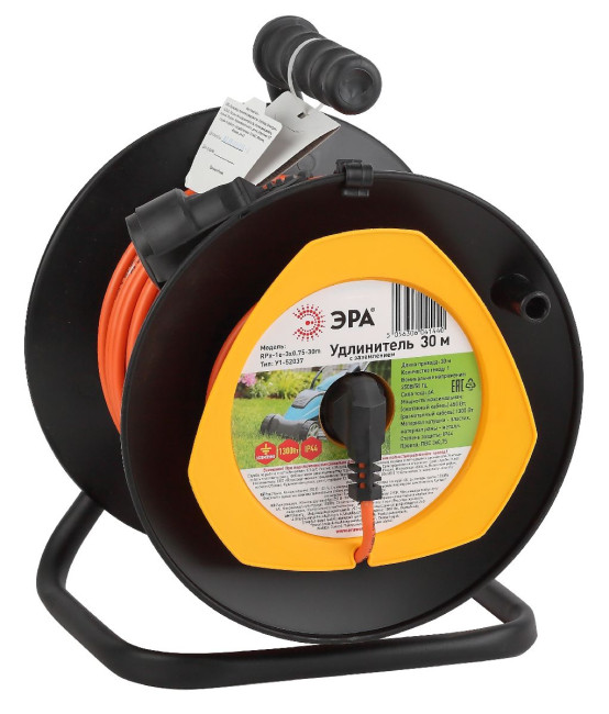 Удлинитель силовой Эра RPx-1e-3х0.75-30m Б0043046 Удлинитель силовой Эра RPx-1e-3х0.75-30m Б0043046