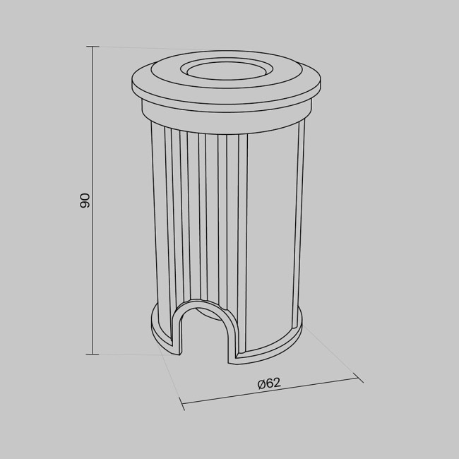 Ландшафтный светильник Maytoni Flash O044DL-L1S3K3