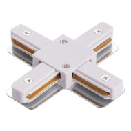 Коннектор X-образный IMEX Трек 1 WH IL.0010.0043 Коннектор X-образный IMEX Трек 1 WH IL.0010.0043
