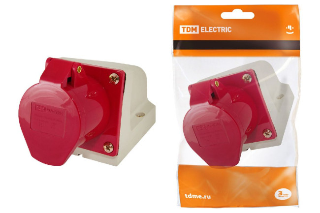 Розетка стационарная TDM Electric SQ0602-0003 Розетка стационарная TDM Electric SQ0602-0003