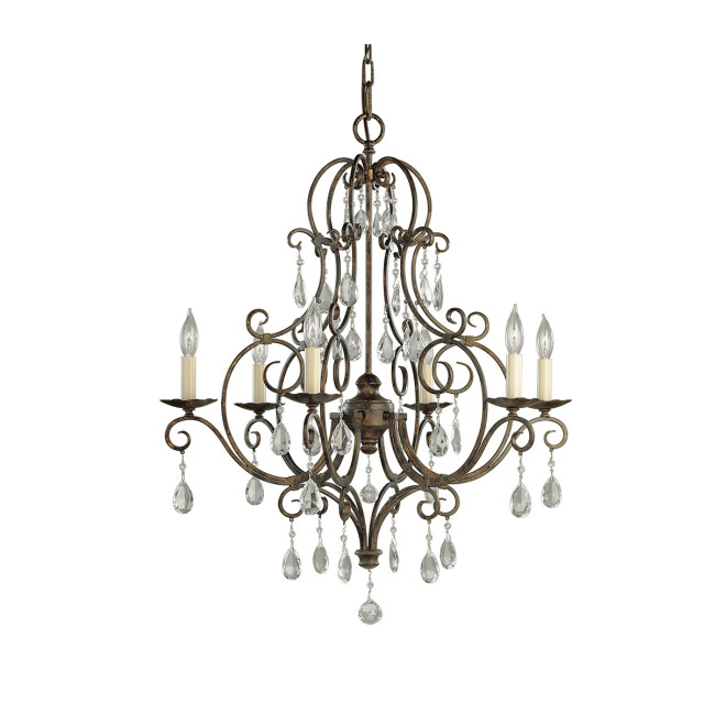 Подвесная люстра Feiss FE-CHATEAU6 Подвесная люстра Feiss FE-CHATEAU6