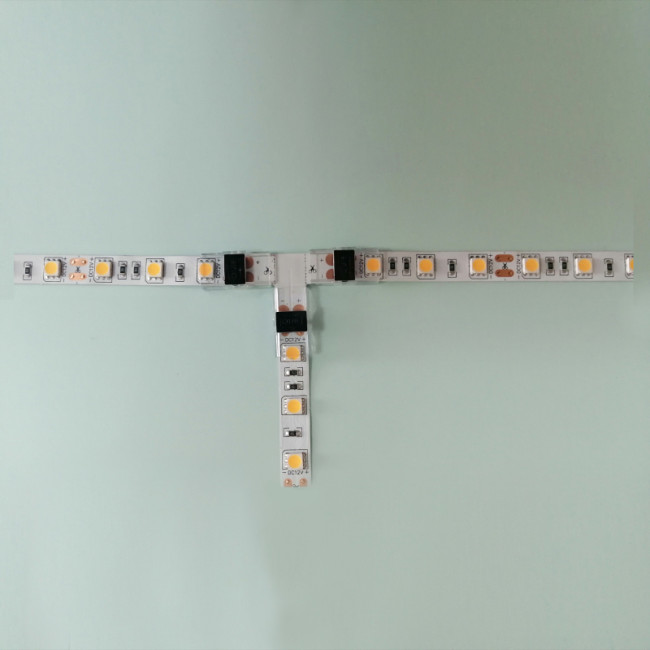 Коннектор для одноцветной светодиодной ленты 3528/2835/5050/5630 8-10мм Apeyron 12/24В 2шт 09-64