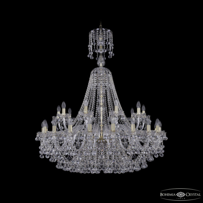 Подвесная люстра Bohemia Ivele Crystal 1409/20+10/400/XL-132 G