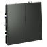 Выключатель двухклавишный Voltum S70 VLS020106 (титан)