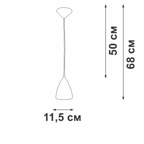 Подвесной светильник Vitaluce V2857-0/1S Подвесной светильник Vitaluce V2857-0/1S