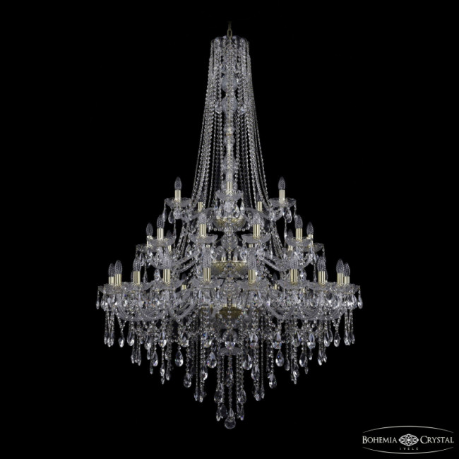 Подвесная люстра Bohemia Ivele Crystal 1415/20+10+5/400/h-182/3d G
