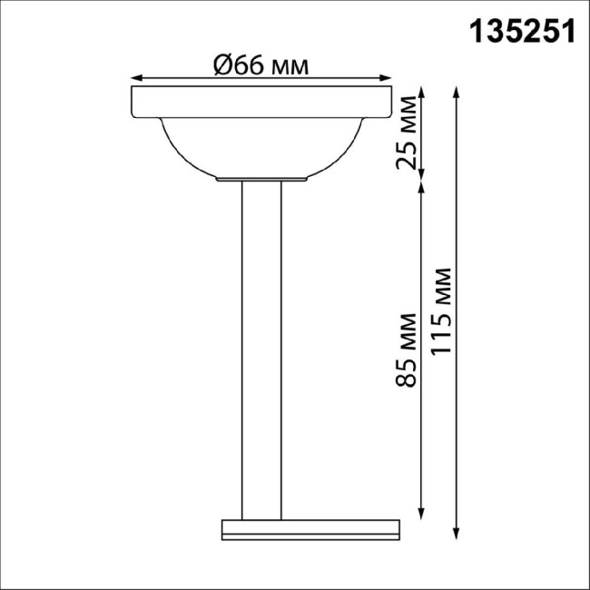 Крепление потолочное Novotech Flum Shino 135251 Крепление потолочное Novotech Flum Shino 135251