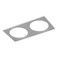 Рамка SWG COMBO-1S2-WH 004147