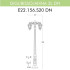 Уличный фонарь Fumagalli Gigi Bisso/Anna 2L Dn E22.156.S20.BXF1RDN Уличный фонарь Fumagalli Gigi Bisso/Anna 2L Dn E22.156.S20.BXF1RDN