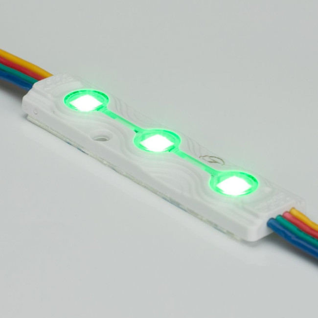Модуль герметичный Arlight ARL-ORION-R07-12V RGB (5050, 3 LED) 026540 Модуль герметичный Arlight ARL-ORION-R07-12V RGB (5050, 3 LED) 026540
