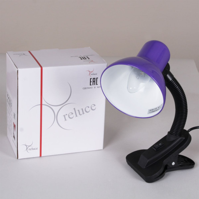 Настольная лампа Reluce 00108-0.7-01 PURPLE Настольная лампа Reluce 00108-0.7-01 PURPLE