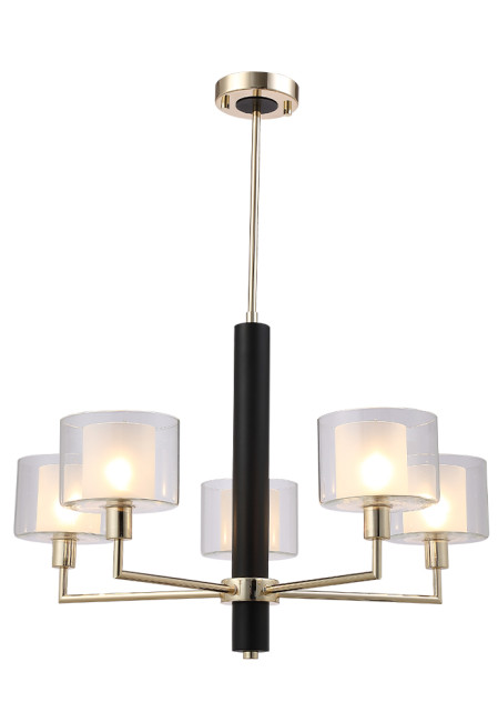 Люстра на штанге Crystal Lux MAESTRO SP-PL5 GOLD Люстра на штанге Crystal Lux MAESTRO SP-PL5 GOLD