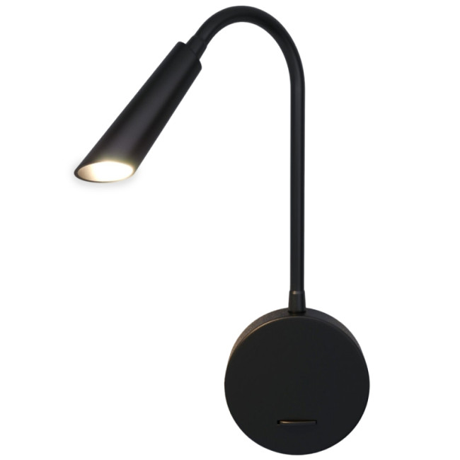 Гибкое бра Elektrostandard Stem 40120/LED черный 4690389196317 a063704 Гибкое бра Elektrostandard Stem 40120/LED черный 4690389196317 a063704