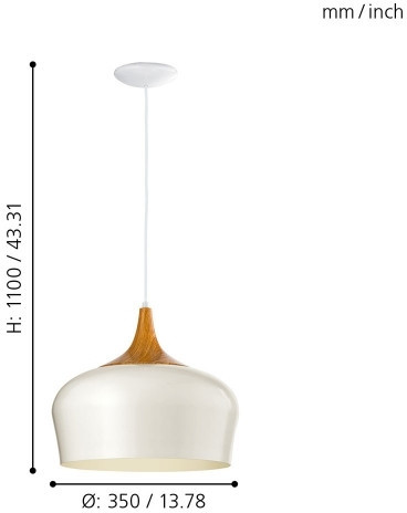 Подвесной светильник Eglo Obregon 95383