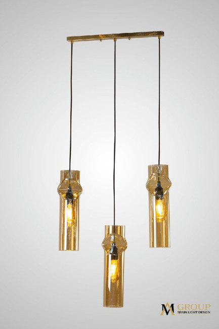 Подвесной светильник AM Group AM357-3AMBER Подвесной светильник AM Group AM357-3AMBER