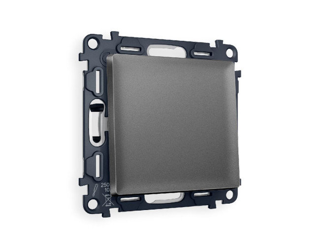 Комплект механизма 1-кл проходного выключателя Ambrella Volt Alfa MA651020 Комплект механизма 1-кл проходного выключателя Ambrella Volt Alfa MA651020