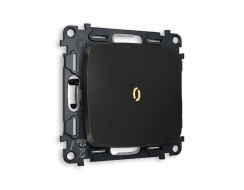 Комплект механизма 1-кл проходного выключателя с подсветкой Ambrella Volt Omega MO802030