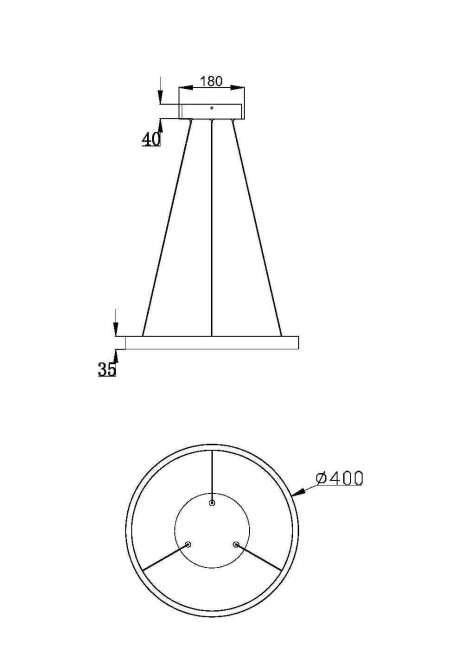 Подвесной светильник Maytoni Rim MOD058PL-L22BS3K Подвесной светильник Maytoni Rim MOD058PL-L22BS3K