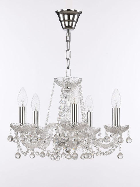 Подвесная люстра Bohemia Ivele Crystal 108/5/141 Ni Подвесная люстра Bohemia Ivele Crystal 108/5/141 Ni