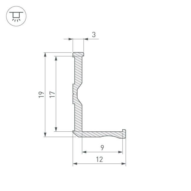 Профиль Arlight ALM-BASE 026688 Профиль Arlight ALM-BASE 026688