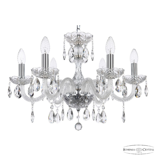 Подвесная люстра Bohemia Ivele Crystal 117/6/195 Ni Подвесная люстра Bohemia Ivele Crystal 117/6/195 Ni
