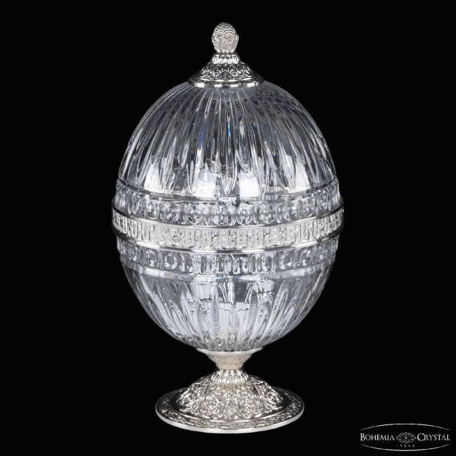 Настольная лампа Bohemia Ivele Crystal 5680L/18 Ni Clear/M-1G Настольная лампа Bohemia Ivele Crystal 5680L/18 Ni Clear/M-1G