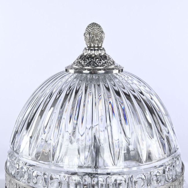 Настольная лампа Bohemia Ivele Crystal 5680L/18 Ni Clear/M-1G Настольная лампа Bohemia Ivele Crystal 5680L/18 Ni Clear/M-1G